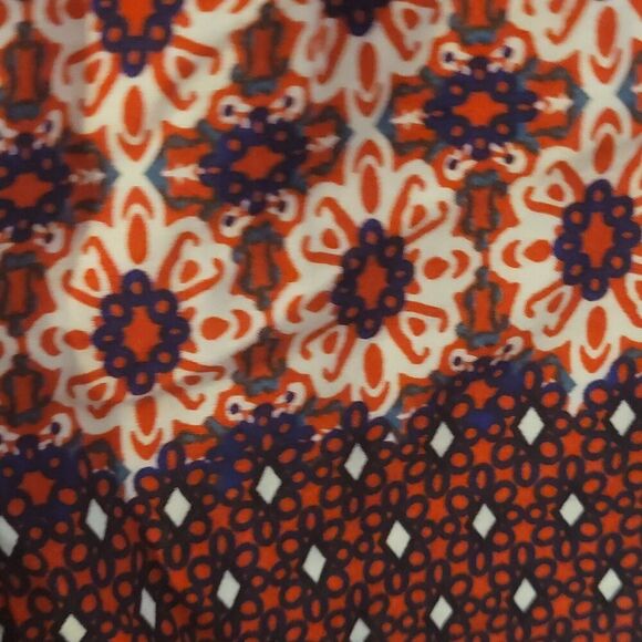 Lulus La Vie en Roses Navy Blue and Red Floral Print Dress Womens S Mixed Prints - Picture 5 of 13